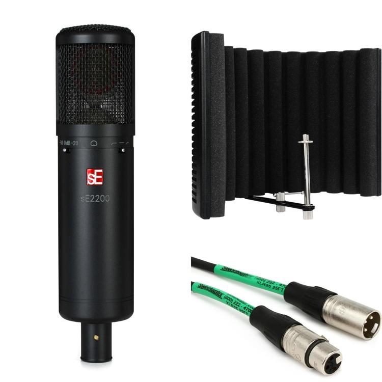sE Electronics sE2200 Large-diaphragm Condenser Microphone Bundle 