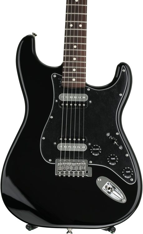 Fender Standard Stratocaster HH - Black with Rosewood Fingerboard