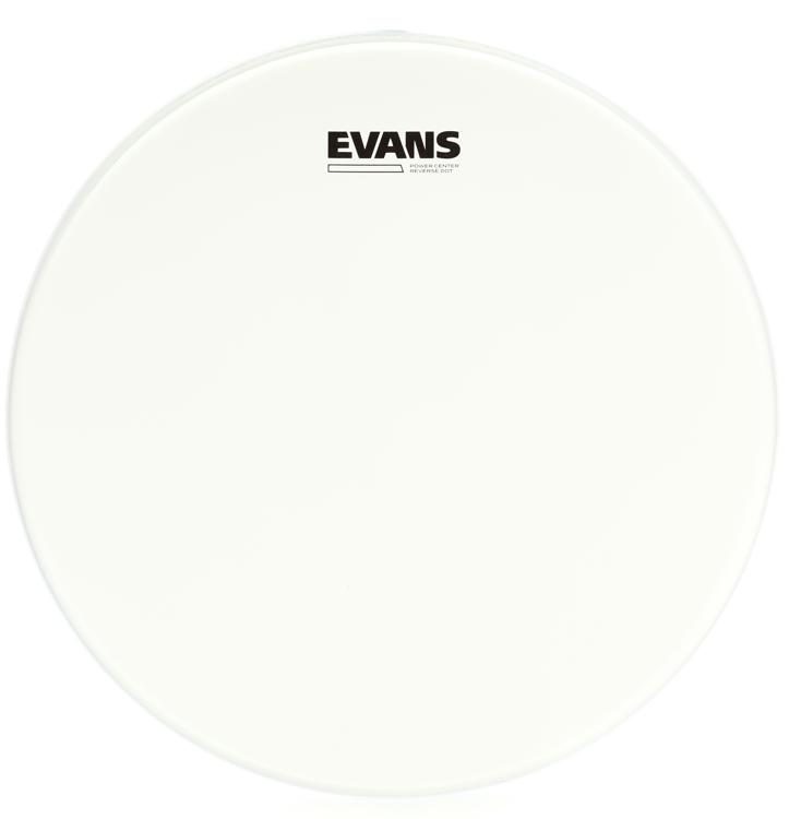 Evans Power Center Reverse Dot Drumhead 