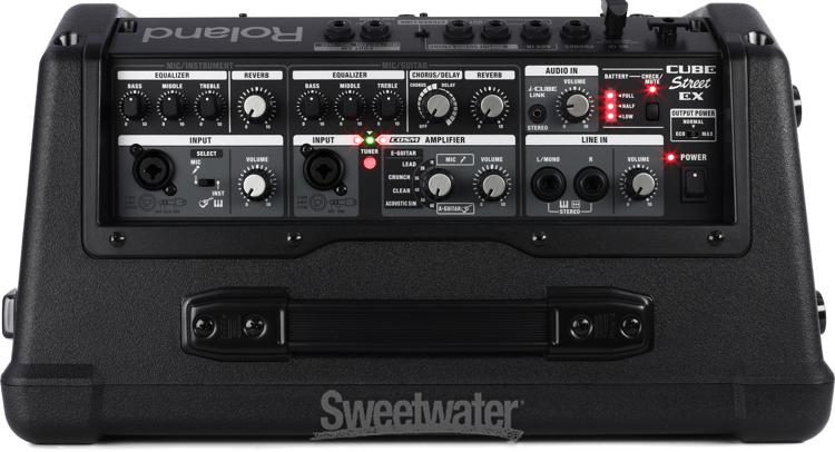 Pluche pop Zee Kritiek Roland CUBE Street EX 2x8" 50-watt Battery Powered Combo Amp | Sweetwater