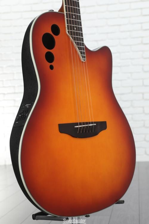 Ovation Applause AE481I Super Shallow Acousticelectric Guitar Honeyburst Satin Sweetwater