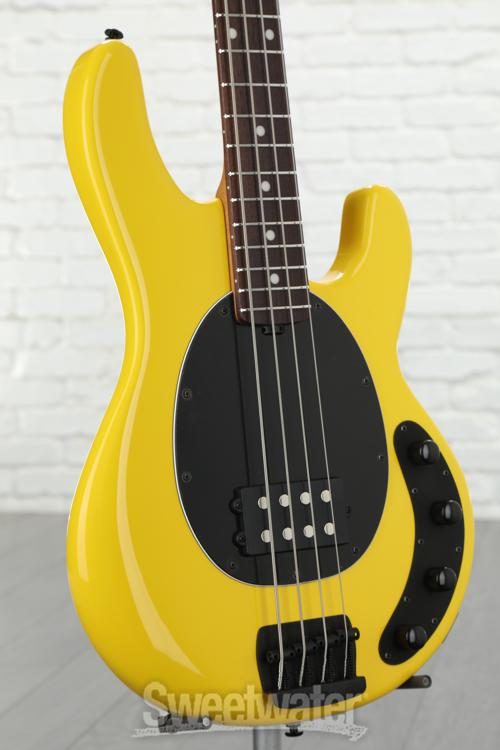 music man stingray yellow