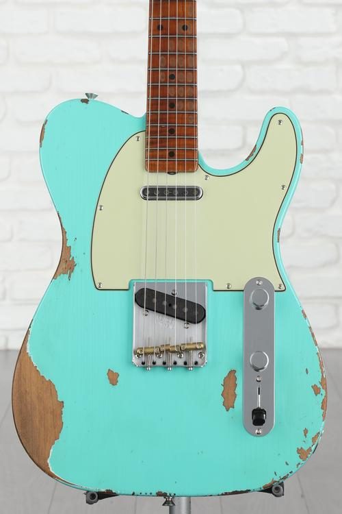 Fender Custom Shop GT11 1963 Heavy Relic Telecaster - Sea Foam Green ...