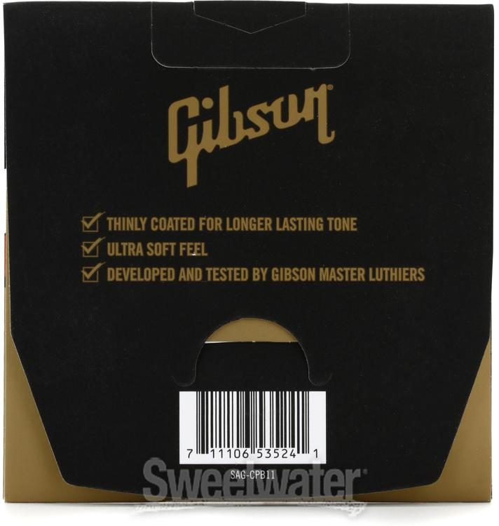 gibson coated phosphor bronze acoustic guitar strings