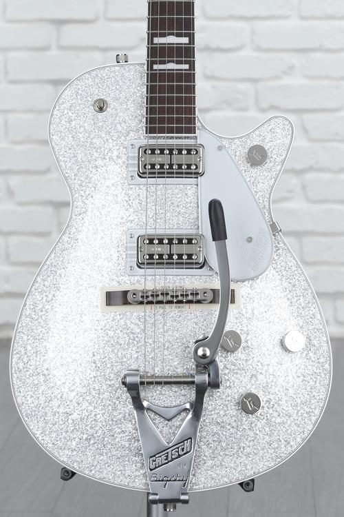 Gretsch G6129T-89VS Vintage Select '89 Sparkle Jet Electric Guitar - Silver  Sparkle