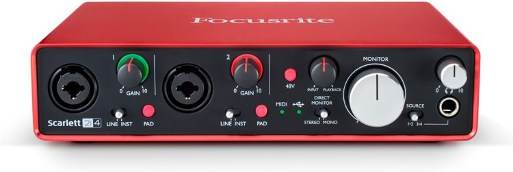 Oblea si puedes Vulgaridad Focusrite Scarlett 2i4 USB Audio Interface | Sweetwater