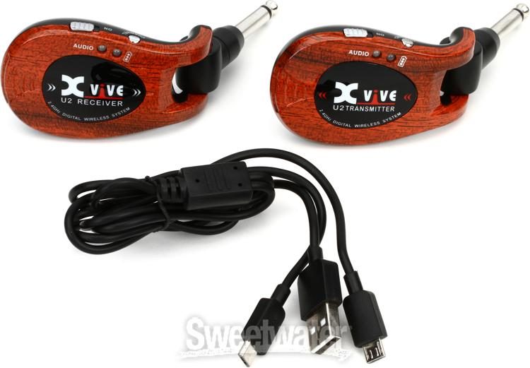 Xvive U2 Digital Wireless Guitar System - Wood Finish | Sweetwater