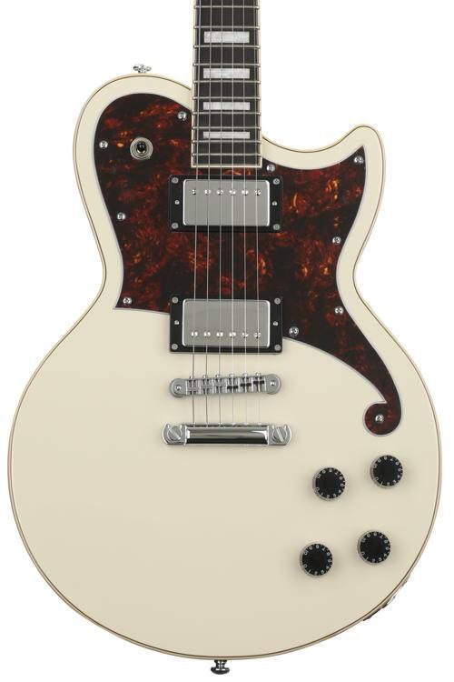 D Angelico Premier Atlantic Electric Guitar Antique White Sweetwater