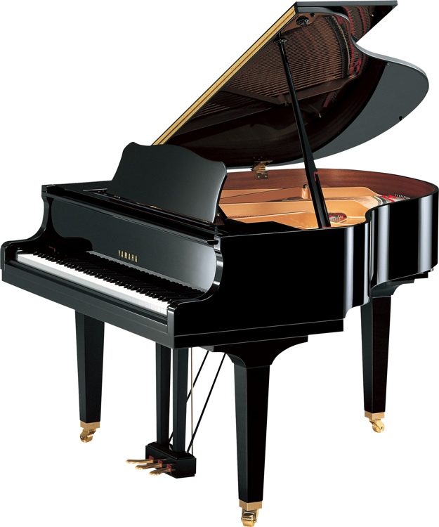 Yamaha Gb1k Acoustic Grand Piano Polished Ebony Sweetwater