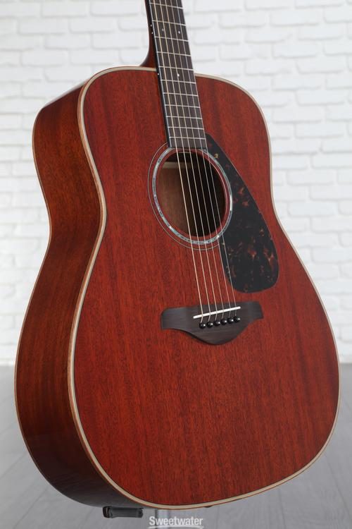 Yamaha FG850 Dreadnought Acoustic Guitar - Natural | Sweetwater