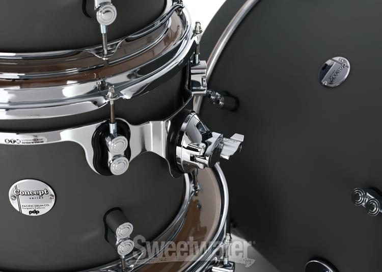 PDP Concept Maple 5-piece Shell Pack - Satin Pewter | Sweetwater