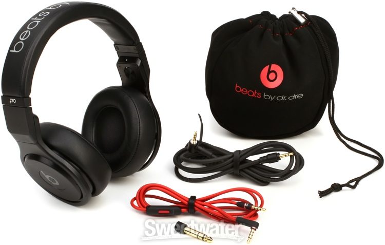 Bedre Dwell pause Beats Pro Over-ear Headphones - Black | Sweetwater