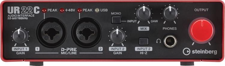 Steinberg UR22C USB Audio Interface - Red