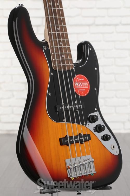 Squier Affinity Series Jazz Bass V - 3-color Sunburst with Laurel  Fingerboard