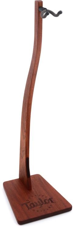 taylor mahogany tall display guitar stand