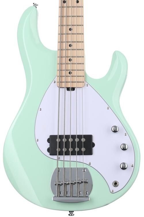 Sterling By Music Man StingRay RAY5 Bass Guitar - Mint Green