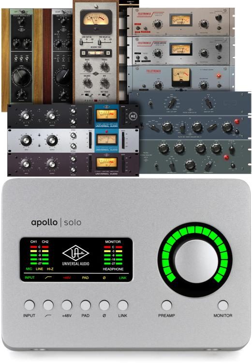 Universal Audio Apollo Solo Heritage Edition Thunderbolt 3 Audio Interface  with UAD DSP