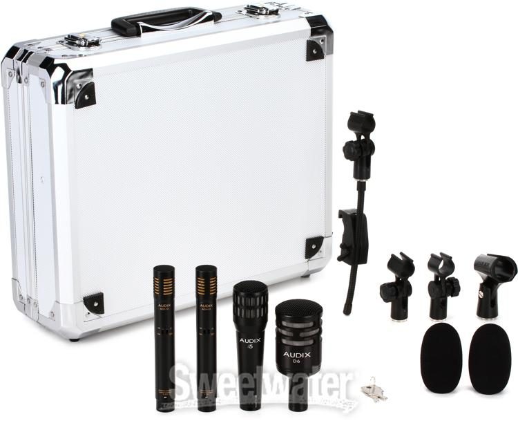 Audix DP Quad 4-Piece Drum Microphone Package | Sweetwater