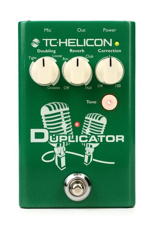 leeftijd sirene Melodieus TC-Helicon Duplicator Vocal Effects Stompbox | Sweetwater