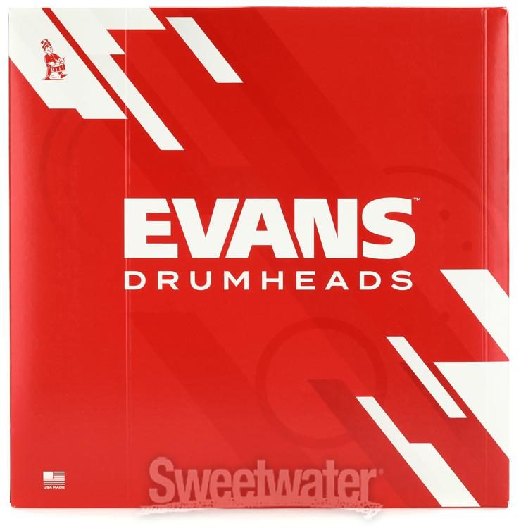 evans chrome drum heads