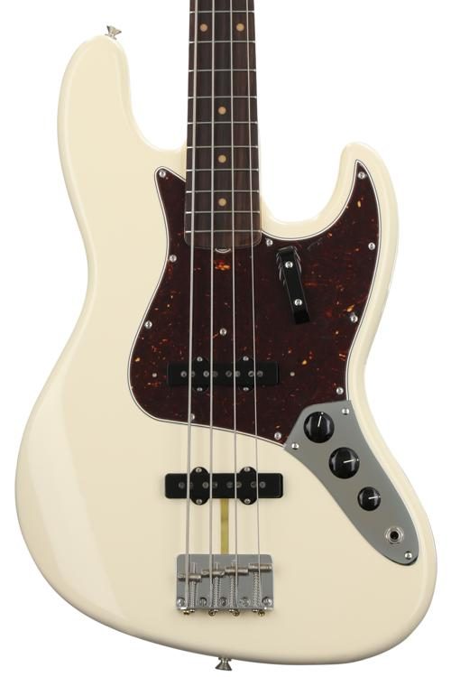 fender american original 60s jazz bass olympic white