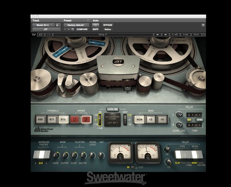 Waves Abbey Road Studios J37 Tape Plug In Sweetwater