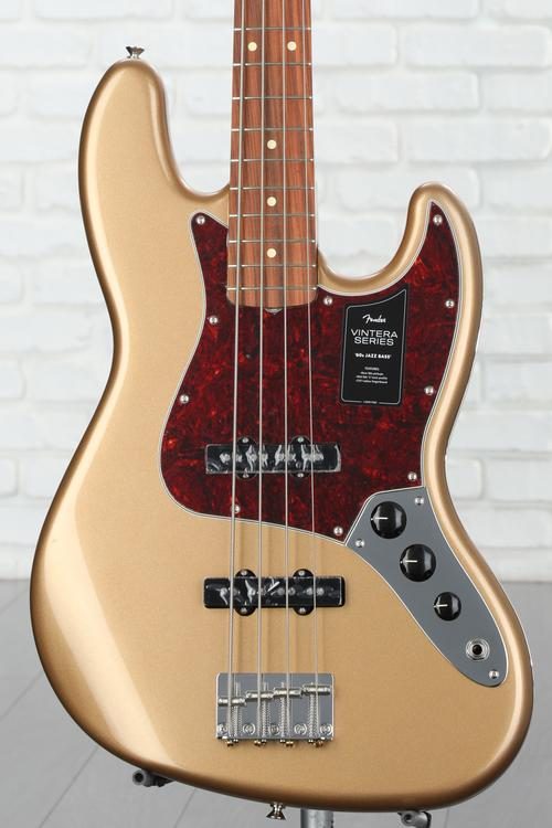 Fender Vintera '60s Jazz Bass - Firemist Gold with Pau Ferro