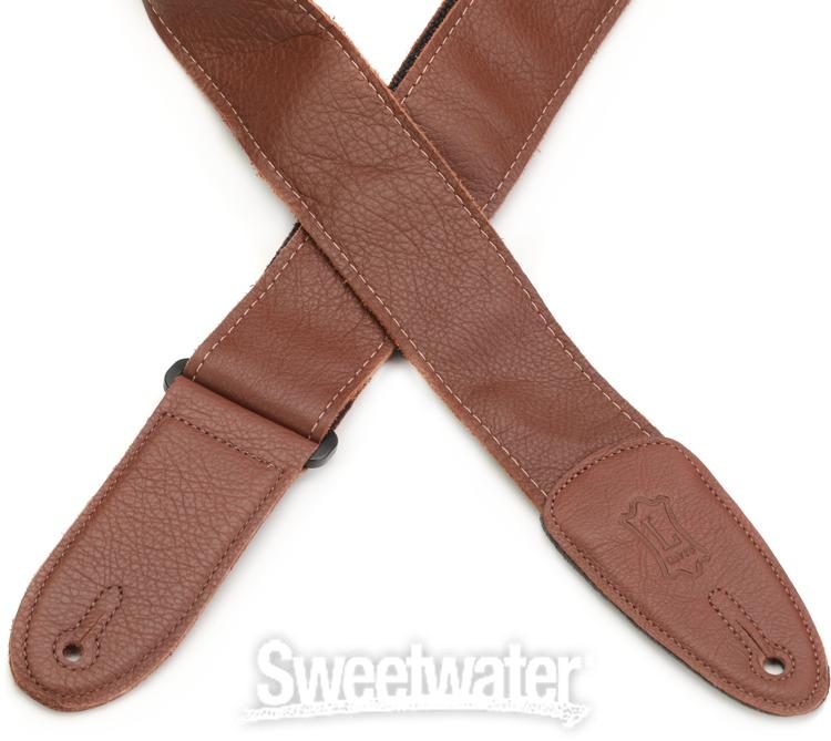 Levy's M7GP Garment Leather Guitar Strap - Brown | Sweetwater