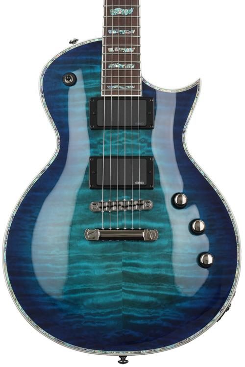 kubus boerderij Junior ESP LTD EC-1000 QM Electric Guitar - Violet Shadow - Sweetwater Exclusive