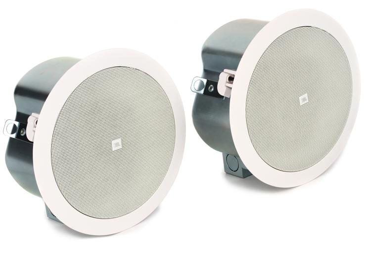 partner Emotion Uheldig JBL Control 24CT Micro 4" Ceiling Speakers with Transformer (Pair) |  Sweetwater