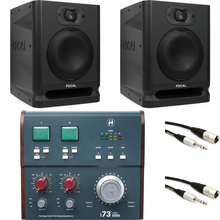 Heritage Audio i73 Pro Edge USB Audio Interface and Focal Alpha 65 Evo
