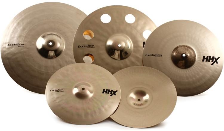 Sabian HHX Evolution Set - 14/16/20 inch - Free 18 inch O-Zone | Sweetwater