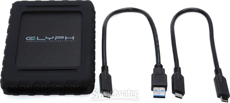 Glyph Blackbox Plus 1TB Rugged Portable Solid State Drive | Sweetwater