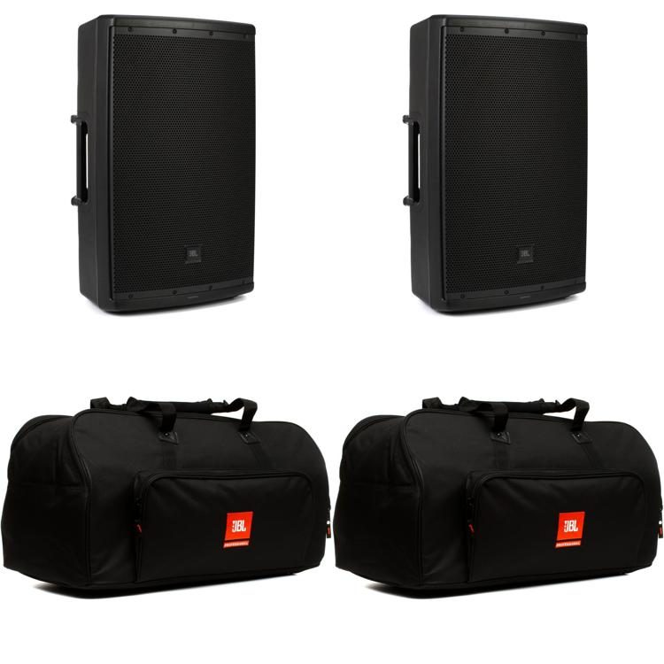 JBL EON615 Speaker Pair with Bags 
