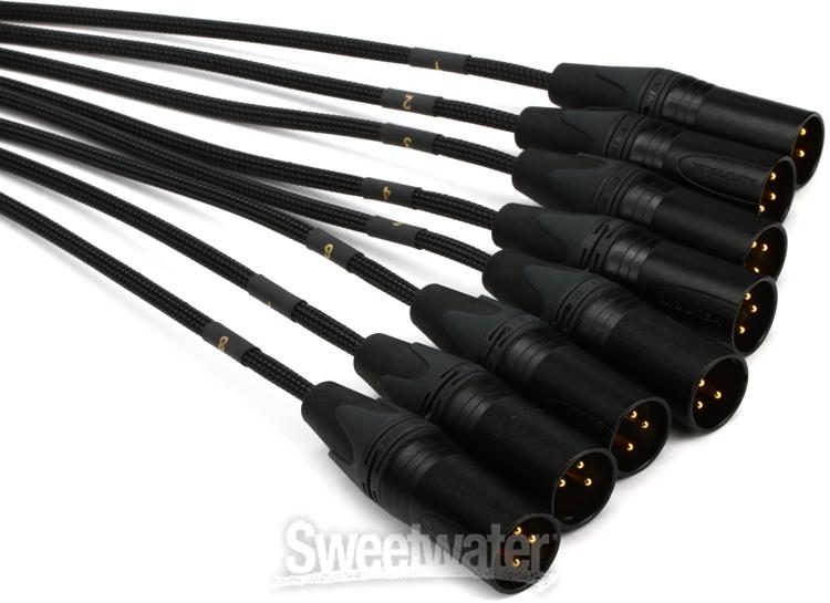 Mogami 8-Channel Snake Cable XLRM-Unterminated/Bare XLR Switchcraft 34' 