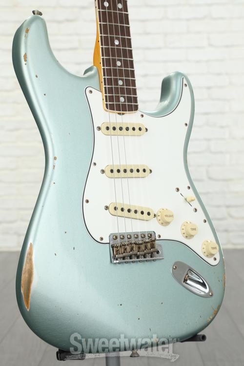 firemist silver stratocaster