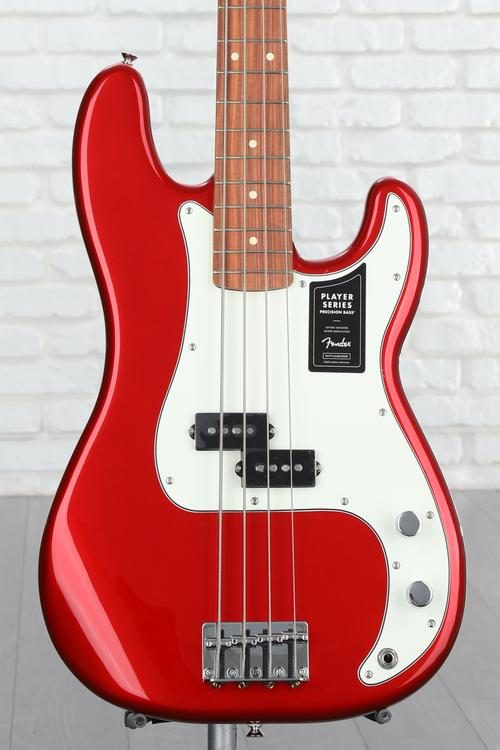 Fender Player Precision Bass - Candy Apple Red with Pau Ferro ...