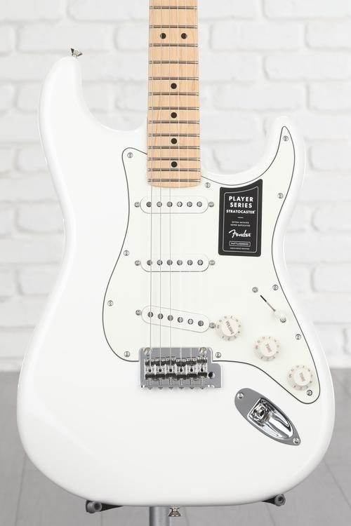 Fender Player Stratocaster SSS Electric Guitar, with 2-Year Warranty,  Black, Maple Fingerboard
