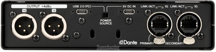 Yamaha RUio16-D Dante/USB Audio Interface | Sweetwater