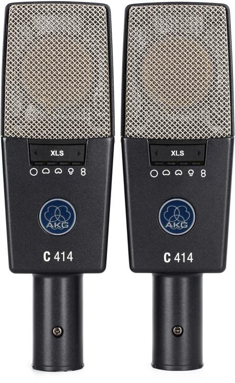 AKG C414 XLS/ST Large-diaphragm Condenser Microphone - Matched Pair