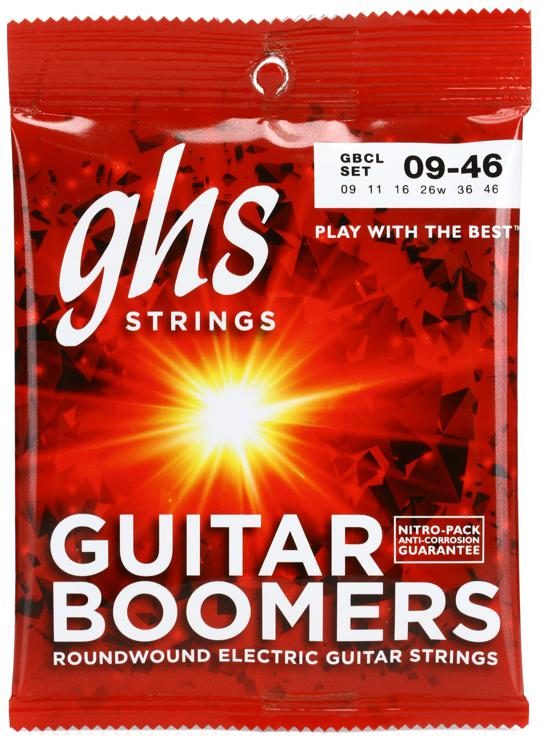 GHS GBCL Guitar Boomers Electric Guitar Strings - .009-.046 Custom ...