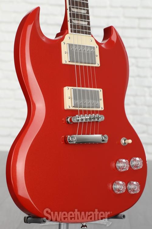 epiphone sg muse red