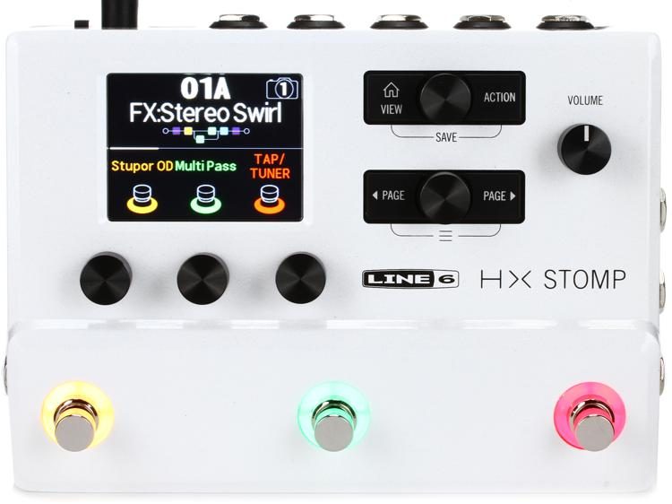 Line 6 HX Stomp Guitar Multi-effects Floor Processor - Stomptrooper White