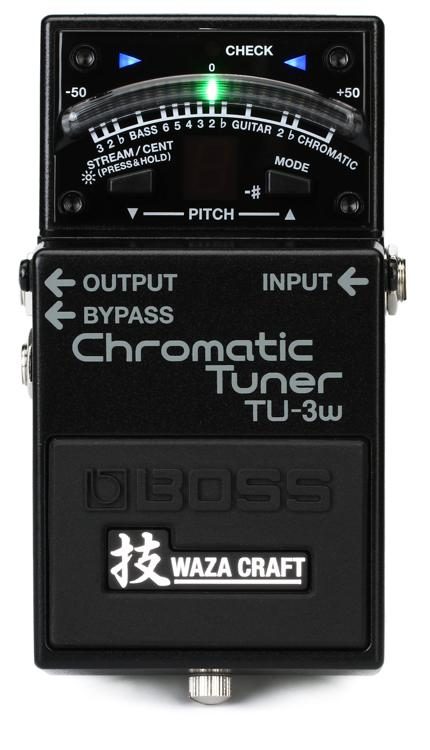 Boss TU-3W Waza Craft Chromatic Tuner with Bypass