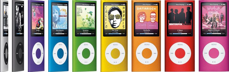 all apple ipods