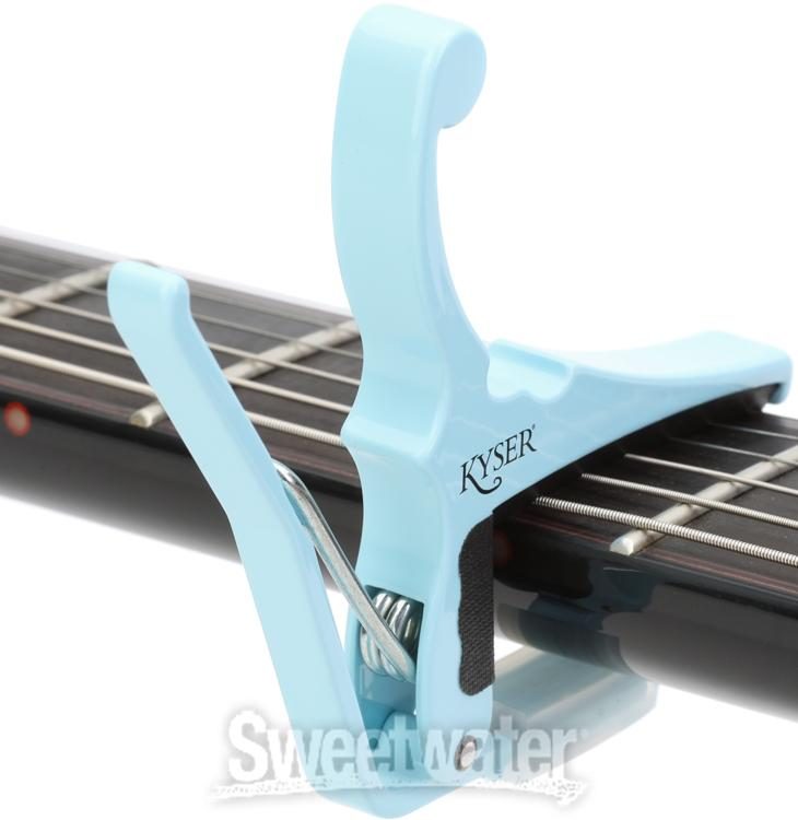 Fender x Kyser Quick-Change Electric Guitar Capo Daphne Blue 