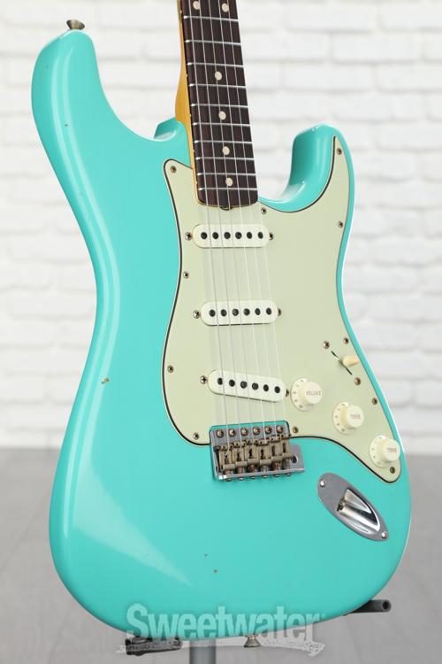 fender custom shop stratocaster seafoam green