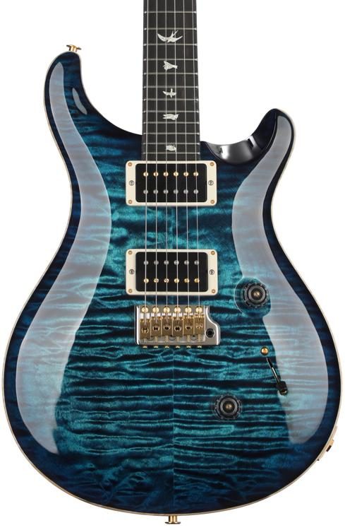 PRS Custom 24 Quilt 10-Top Electric Guitar with Pattern Thin Neck