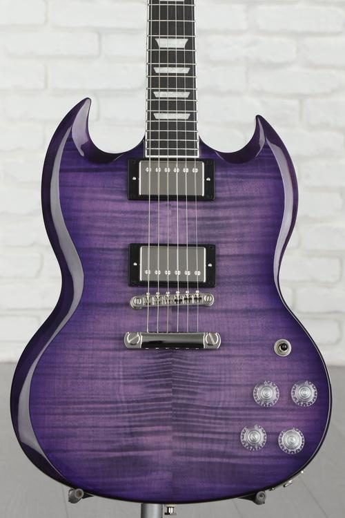 Epiphone SG Modern Figured Electric Guitar - Purple Burst