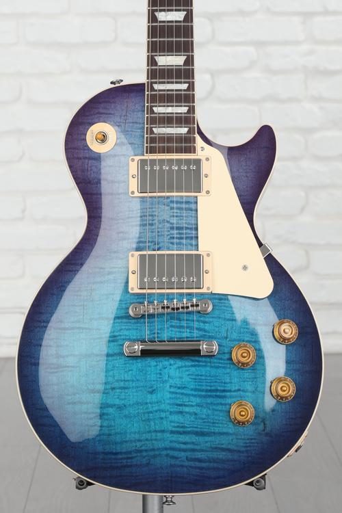 Gibson Les Paul Standard '50s Figured Top Electric Guitar - Blueberry ...